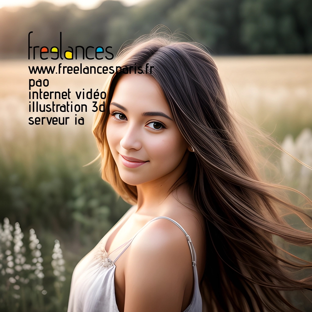 Pao mise en page internet vidéo illustration 3d serveur IA générative AI freelance paris studio de création magazines 4akir100